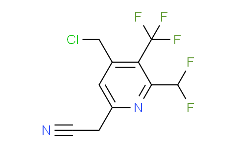 AM58837 | 1361783-36-9 | 4-(Chloromethyl)-2-(difluoromethyl)-3-(trifluoromethyl)pyridine-6-acetonitrile