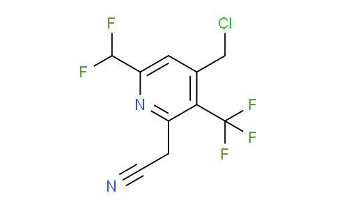 AM58839 | 1361864-43-8 | 4-(Chloromethyl)-6-(difluoromethyl)-3-(trifluoromethyl)pyridine-2-acetonitrile