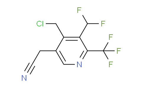 AM58842 | 1361809-12-2 | 4-(Chloromethyl)-3-(difluoromethyl)-2-(trifluoromethyl)pyridine-5-acetonitrile