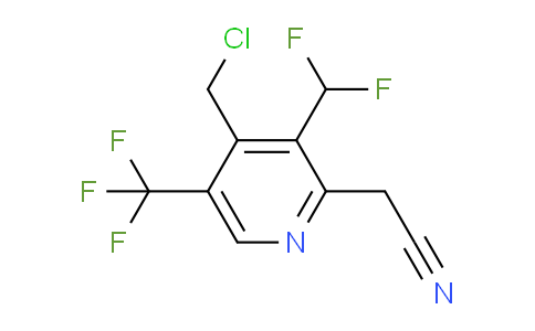 AM58844 | 1361864-46-1 | 4-(Chloromethyl)-3-(difluoromethyl)-5-(trifluoromethyl)pyridine-2-acetonitrile