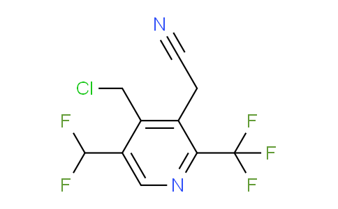 AM58847 | 1361878-03-6 | 4-(Chloromethyl)-5-(difluoromethyl)-2-(trifluoromethyl)pyridine-3-acetonitrile