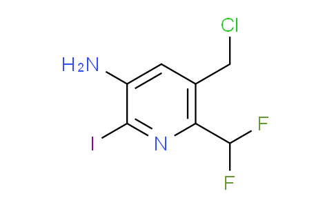 AM58889 | 1805364-97-9 | 3-Amino-5-(chloromethyl)-6-(difluoromethyl)-2-iodopyridine