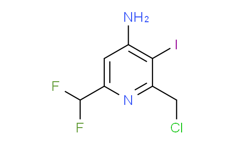 AM58891 | 1806796-80-4 | 4-Amino-2-(chloromethyl)-6-(difluoromethyl)-3-iodopyridine