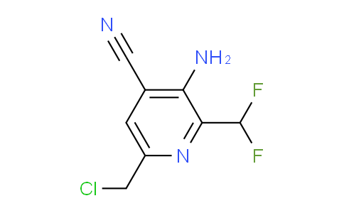 AM58901 | 1804963-49-2 | 3-Amino-6-(chloromethyl)-4-cyano-2-(difluoromethyl)pyridine