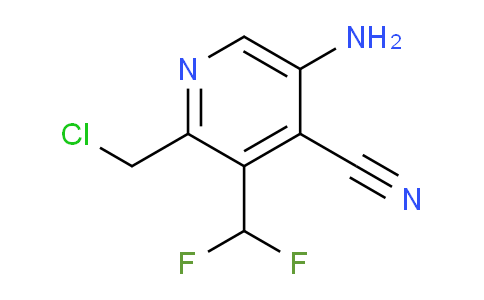 5-Amino-2-(chloromethyl)-4-cyano-3-(difluoromethyl)pyridine