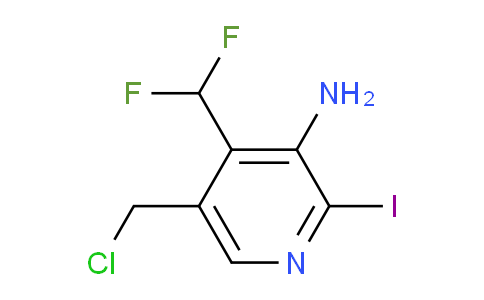 AM58903 | 1803671-69-3 | 3-Amino-5-(chloromethyl)-4-(difluoromethyl)-2-iodopyridine