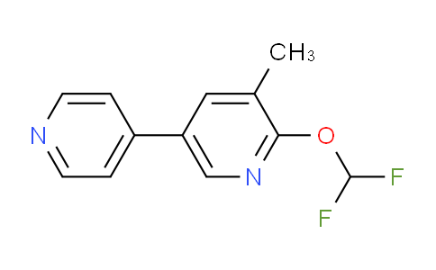 AM58984 | 1214361-35-9 | 2-(Difluoromethoxy)-3-methyl-5-(pyridin-4-yl)pyridine