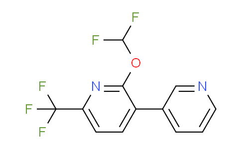 2-(Difluoromethoxy)-3-(pyridin-3-yl)-6-(trifluoromethyl)pyridine
