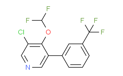 3-Chloro-4-(difluoromethoxy)-5-(3-(trifluoromethyl)phenyl)pyridine
