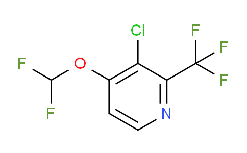 AM59080 | 1807257-05-1 | 3-Chloro-4-difluoromethoxy-2-(trifluoromethyl)pyridine