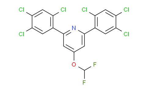 2,6-Bis(2,4,5-trichlorophenyl)-4-(difluoromethoxy)pyridine