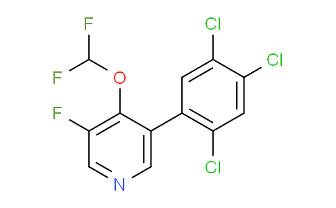 AM59114 | 1261493-83-7 | 4-(Difluoromethoxy)-3-fluoro-5-(2,4,5-trichlorophenyl)pyridine