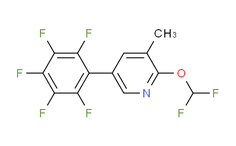 AM59115 | 1261493-87-1 | 2-(Difluoromethoxy)-3-methyl-5-(perfluorophenyl)pyridine