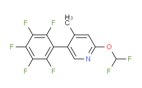 AM59116 | 1261443-71-3 | 2-(Difluoromethoxy)-4-methyl-5-(perfluorophenyl)pyridine