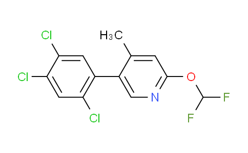 AM59118 | 1261679-31-5 | 2-(Difluoromethoxy)-4-methyl-5-(2,4,5-trichlorophenyl)pyridine
