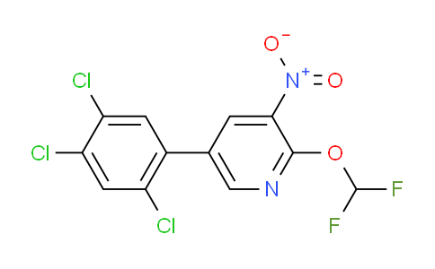 AM59120 | 1261874-93-4 | 2-(Difluoromethoxy)-3-nitro-5-(2,4,5-trichlorophenyl)pyridine