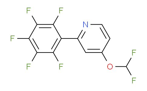 4-(Difluoromethoxy)-2-(perfluorophenyl)pyridine