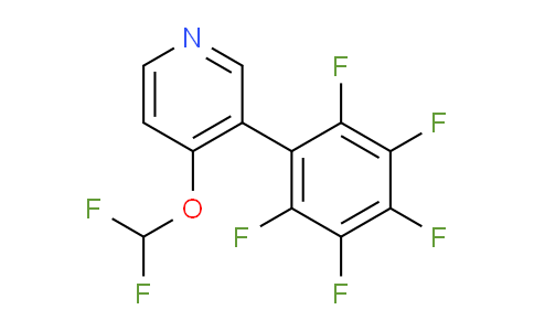 4-(Difluoromethoxy)-3-(perfluorophenyl)pyridine
