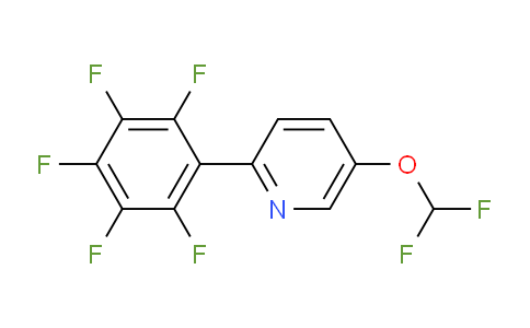 5-(Difluoromethoxy)-2-(perfluorophenyl)pyridine