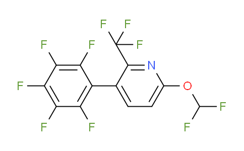 6-(Difluoromethoxy)-3-(perfluorophenyl)-2-(trifluoromethyl)pyridine