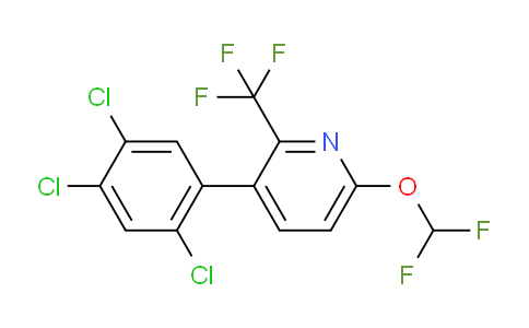 AM59144 | 1261642-90-3 | 6-(Difluoromethoxy)-3-(2,4,5-trichlorophenyl)-2-(trifluoromethyl)pyridine
