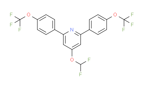 AM59151 | 1261763-17-0 | 2,6-Bis(4-(trifluoromethoxy)phenyl)-4-(difluoromethoxy)pyridine