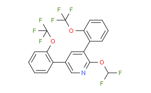 AM59152 | 1261863-76-6 | 3,5-Bis(2-(trifluoromethoxy)phenyl)-2-(difluoromethoxy)pyridine