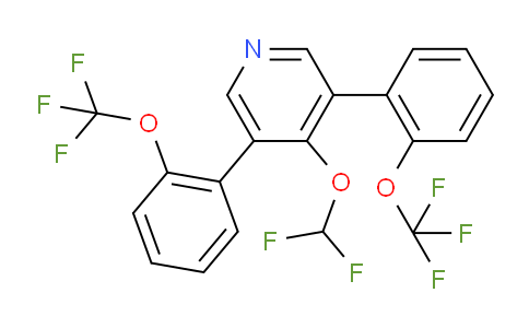 AM59153 | 1261483-39-9 | 3,5-Bis(2-(trifluoromethoxy)phenyl)-4-(difluoromethoxy)pyridine