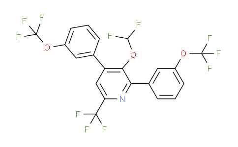 AM59159 | 1261570-74-4 | 2,4-Bis(3-(trifluoromethoxy)phenyl)-3-(difluoromethoxy)-6-(trifluoromethyl)pyridine