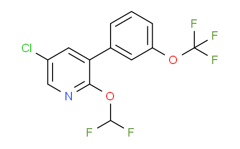 5-Chloro-2-(difluoromethoxy)-3-(3-(trifluoromethoxy)phenyl)pyridine