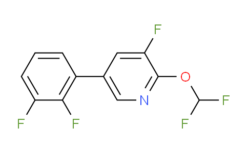2-(Difluoromethoxy)-5-(2,3-difluorophenyl)-3-fluoropyridine