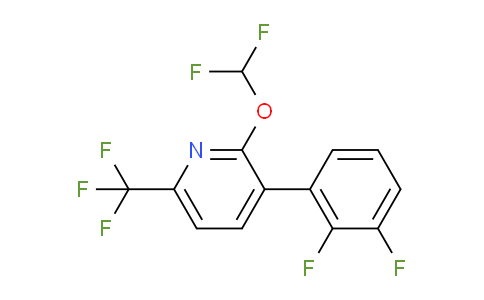 2-(Difluoromethoxy)-3-(2,3-difluorophenyl)-6-(trifluoromethyl)pyridine