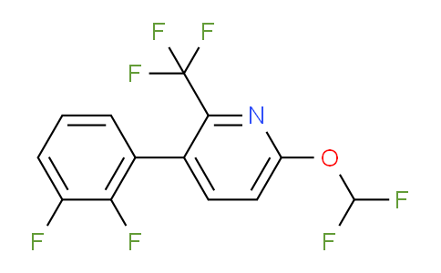 6-(Difluoromethoxy)-3-(2,3-difluorophenyl)-2-(trifluoromethyl)pyridine