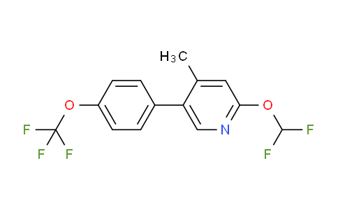 AM59205 | 1261574-24-6 | 2-(Difluoromethoxy)-4-methyl-5-(4-(trifluoromethoxy)phenyl)pyridine