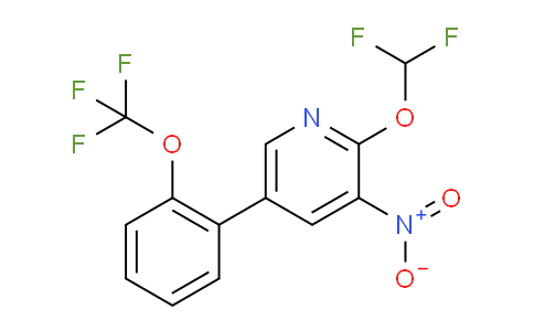 AM59206 | 1261797-51-6 | 2-(Difluoromethoxy)-3-nitro-5-(2-(trifluoromethoxy)phenyl)pyridine