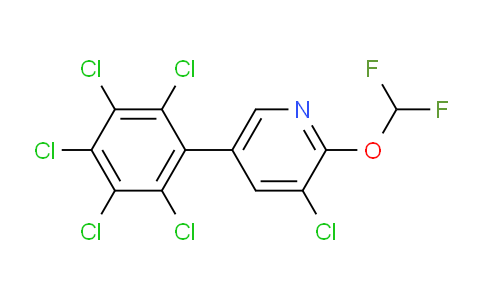 AM59385 | 1361549-82-7 | 3-Chloro-2-(difluoromethoxy)-5-(perchlorophenyl)pyridine