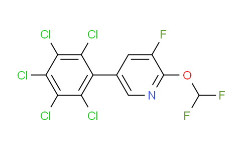 AM59388 | 1361561-74-1 | 2-(Difluoromethoxy)-3-fluoro-5-(perchlorophenyl)pyridine