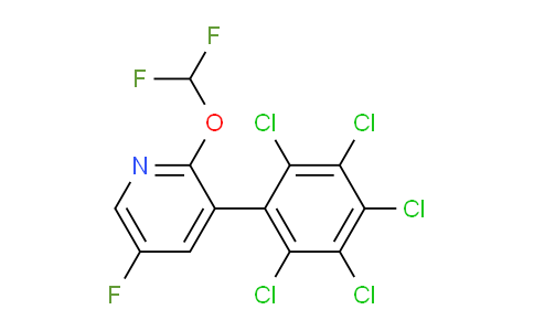 AM59389 | 1361600-10-3 | 2-(Difluoromethoxy)-5-fluoro-3-(perchlorophenyl)pyridine