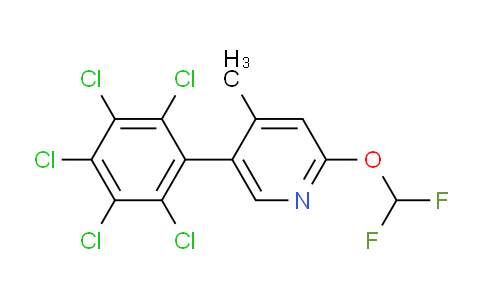 AM59392 | 1361481-54-0 | 2-(Difluoromethoxy)-4-methyl-5-(perchlorophenyl)pyridine