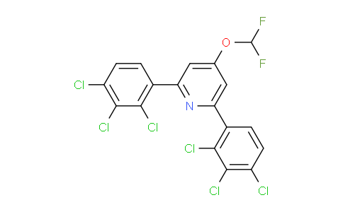 AM59406 | 1361535-09-2 | 2,6-Bis(2,3,4-trichlorophenyl)-4-(difluoromethoxy)pyridine