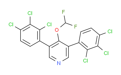 AM59410 | 1361602-58-5 | 3,5-Bis(2,3,4-trichlorophenyl)-4-(difluoromethoxy)pyridine