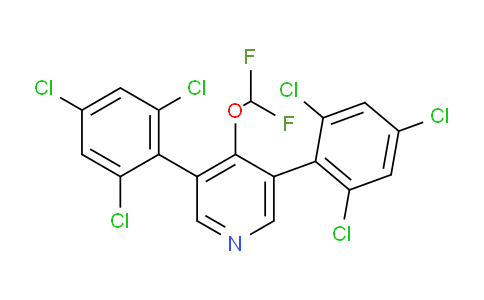 AM59412 | 1361485-59-7 | 3,5-Bis(2,4,6-trichlorophenyl)-4-(difluoromethoxy)pyridine