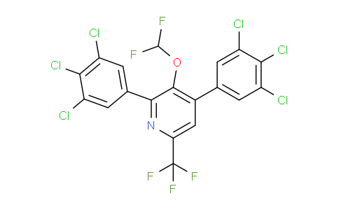AM59417 | 1361538-75-1 | 2,4-Bis(3,4,5-trichlorophenyl)-3-(difluoromethoxy)-6-(trifluoromethyl)pyridine
