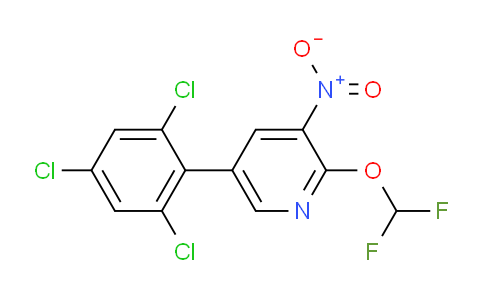AM59443 | 1361572-09-9 | 2-(Difluoromethoxy)-3-nitro-5-(2,4,6-trichlorophenyl)pyridine
