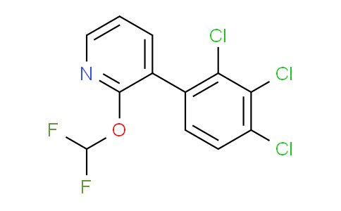 2-(Difluoromethoxy)-3-(2,3,4-trichlorophenyl)pyridine