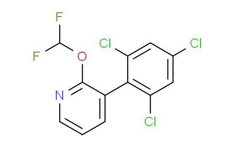 2-(Difluoromethoxy)-3-(2,4,6-trichlorophenyl)pyridine
