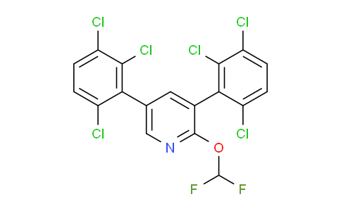 3,5-Bis(2,3,6-trichlorophenyl)-2-(difluoromethoxy)pyridine