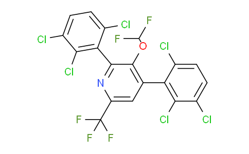 2,4-Bis(2,3,6-trichlorophenyl)-3-(difluoromethoxy)-6-(trifluoromethyl)pyridine