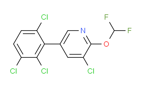 3-Chloro-2-(difluoromethoxy)-5-(2,3,6-trichlorophenyl)pyridine