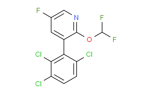 2-(Difluoromethoxy)-5-fluoro-3-(2,3,6-trichlorophenyl)pyridine